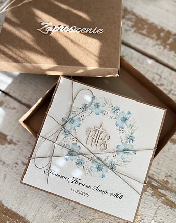 Najpiękniejsze zaproszenia handmade komunijne, na komunię dla chłopca, dziewc, sorte