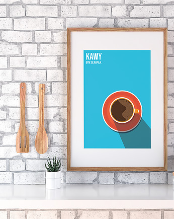 Plakat Kawy bym się napiła, Art Notes