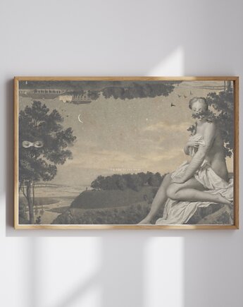 Plakat La luna, zlepki sklejki
