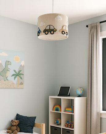 Lampa do pokoju chłopca - autka, Boholine