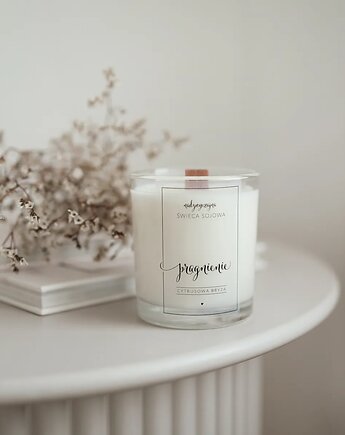 Świeca sojowa w szklance 180 ml - Pragnienie CYTRUSOWA BRYZA, Nadzwyczajnie