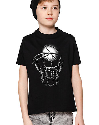 T-shirt dziecięcy UNDERWORLD Streetball czarny, UNDERWORLD