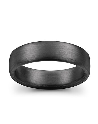 Minimalistyczna obrączka z karbonu, Elwood Craft