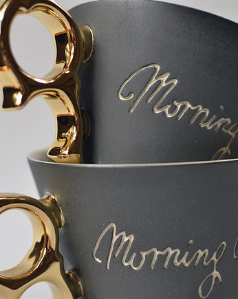 Filiżanka CoFFee ze złotym uchem, coco ceramics
