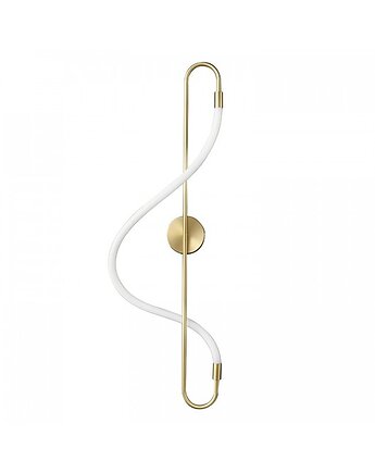 Lampa Ścienna Kinkiet Ścienny Lampa Metalowa LED Violin Złota 90 cm, MIA home
