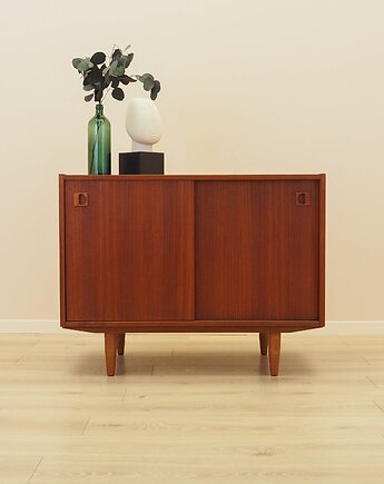 Szafka tekowa, duński design, lata 70, produkcja: Dania, Przetwory design