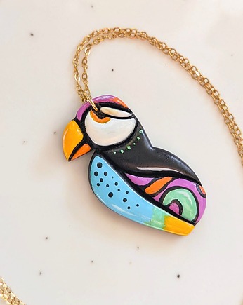 Naszyjnik maskonur z wizerunkiem maskonura prezent dla niej w stylu etno, Dary Rusałki