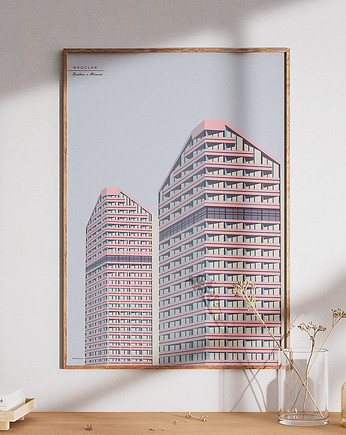 Plakat kredka i ołówek, MALWA Studio