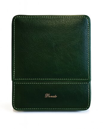 Etui na 6 piór lub  długopisów zielone, Lamato