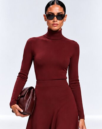 Bluzka burgund YY500107, YULIYA BABICH
