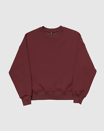 Bluza basic bordo, COCOON