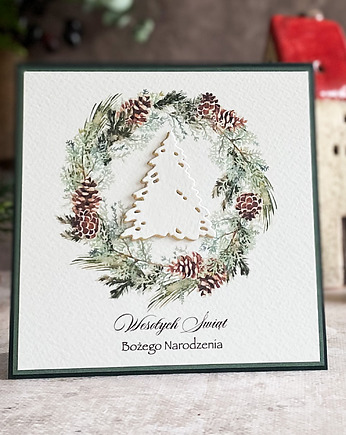 Personalizowana kartka na Boże Narodzenie, BN 10A, Anna Art and Crafts