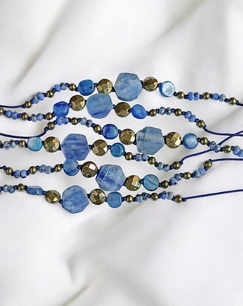 KONCENTRACJA, KREATYWNOŚĆ - kyanit, piryt - amulet, kaktusia