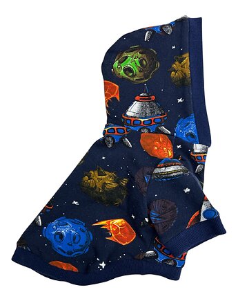 Bluza dla psa z kapturem KOSMOS rozmiar M, Psia szafa