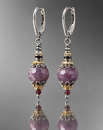 Kolczyki Jajeczka faberge /rubiny/ , Katia i krokodyl