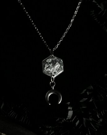 Noir Galaxy Kosmiczny naszyjnik - autorska kolekcja, Blask Natury