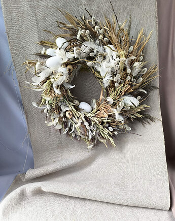 Wianek dekoracyjny na drzwi lub ścianę, wiosenny, Rondo Kwiatowe