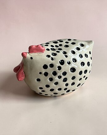 Ręcznie wykonana Kurka ceramiczna, NOWdeco