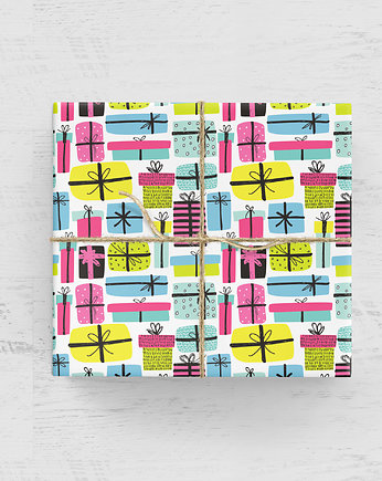 papier do pakowania - świąteczna paczka 210w, Wrap and Pack