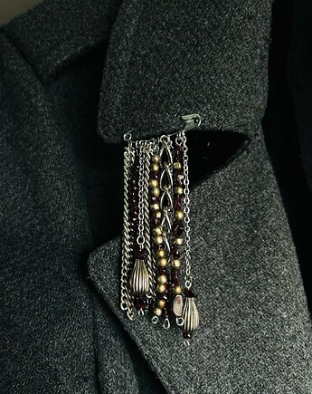 Broszka  na agrafce HARMONIA  Agrafka Studio, Natalia Puchalska