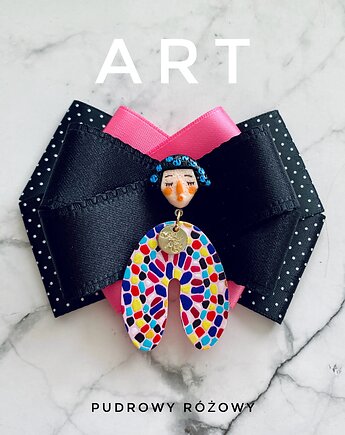 Nowa Kolekcja ART z postaciami 3d wyrwanymi z obrazu, Pudrowy Różowy