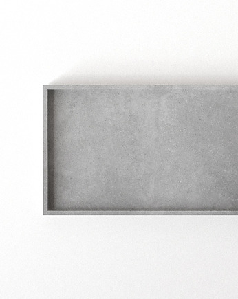 Taca betonowa prostokątna szara 15x30 cm, jenoforma