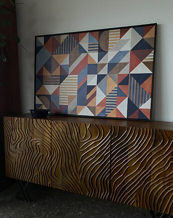 Geometric abstract - dekoracje wnętrz, Dekoracje PATKA Patrycja Kita
