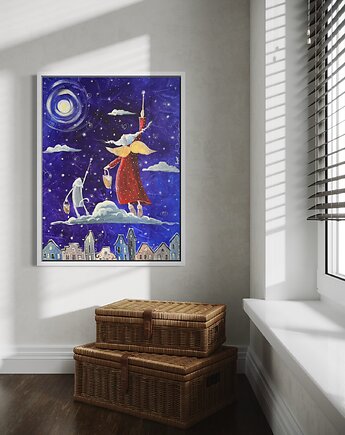 "Magiczne gwiazdki marzeń" Giclee, 4mara Marina Czajkowska