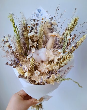 Mini bukiet z   kwiatów suszonych, Mudryk Viktoria Dried Flowers