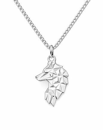 WILK - naszyjnik męski  srebro, złoto, ISSI Jewelry