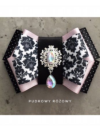 Brosza  Glamour Tęcza NEW, Pudrowy Różowy