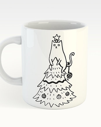 Świąteczny kubek z kotem, Ja Cię Broszę