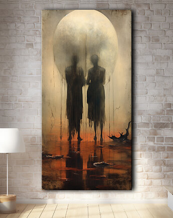 Melancholia - Obraz na płótnie - Druk, Blejtrama - Impresjonizm, Loft #2, Black Sapphire Art