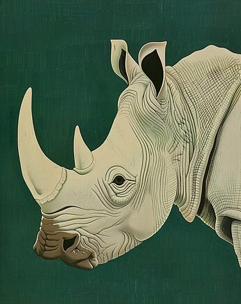 Plakat - Rhino, Harry Monkey