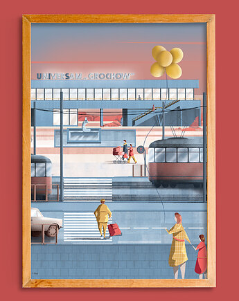 Plakat Universam Grochów, Adam Kosik