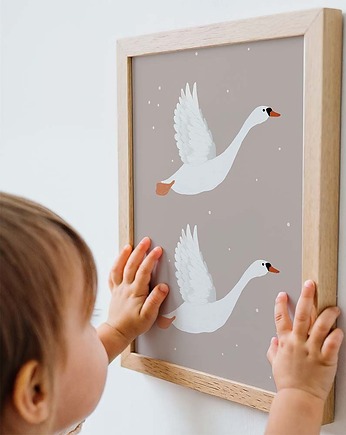 Plakat Gąski - Plakaty Na Ścianę Dla Dzieci, Dekoracjan
