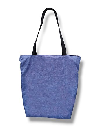 Torba shopper na zakupy torba na ramię torebka jeans, Uszyciuch