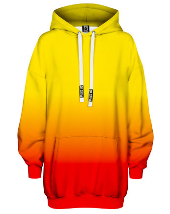 Bluza Oversize Tunika DR.CROW Ombre Yellow Red, DrCrow