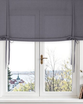 Roleta podwijana charcoal medium, so linen!