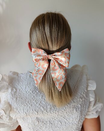 Kokarda spinka klamra jedwabna blush wild 100% jedwabna 22 momme, Capillum