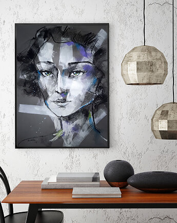 Elle - rysunek B2 unikat, Katarzyna Radzka