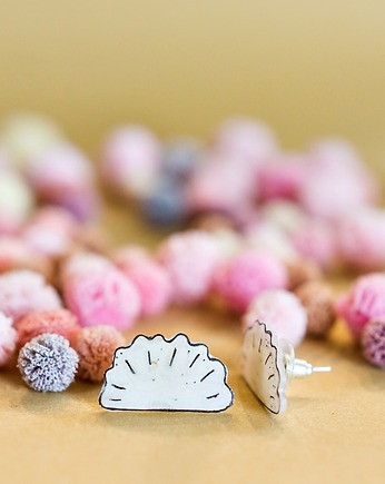 Mini kolczyki Pierożki , Pintura