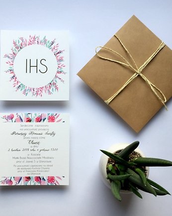 Zaproszenie na Komunię Świętą  FD16, FarrowDesign