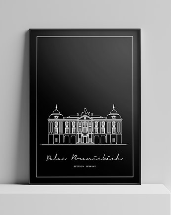 Plakat Architektura - Białystok - Pałac, Peszkowski Graphic
