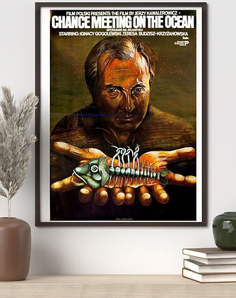 Plakat do filmu SPOTKANIE NA ATLANTYKU, aut. Marek Płoza Doliński, RiskyWalls