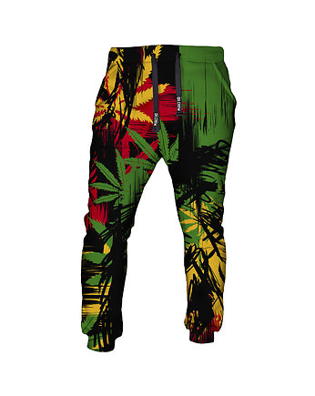 DR.CROW Spodnie Fullprint Rasta Lion, DrCrow