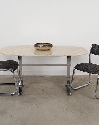 Stół kamienny, duński design, lata 80, produkcja: Dania, Przetwory design