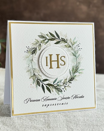 Zaproszenia na Komunię, wzór 73C, Anna Art and Crafts