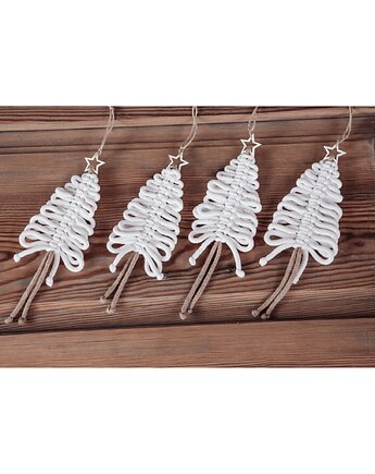 Dekoracja świąteczna na okno / 4 choinki DOSTĘPNE od ręki, manufaktura_wadoshka