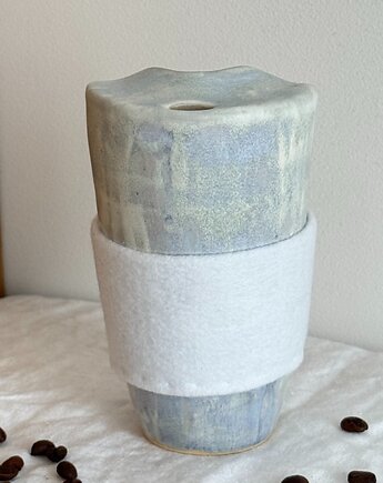 Ceramiczny kubek podróżny 400ml, bien.ceramics